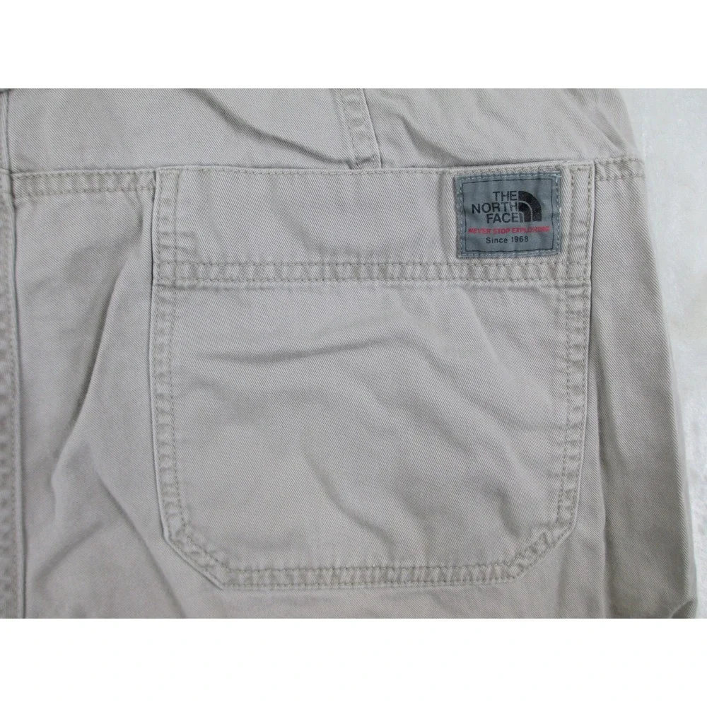 The North Face Shorts Mens 34 Brown Tan‎ Cargo Pockets Outdoors Casual